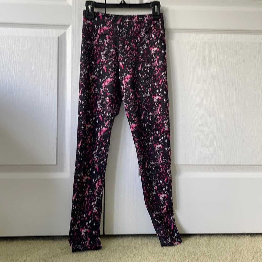 JUSTICE SPLATTER PAINT LEGGINGS